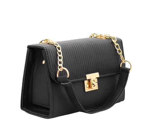 Black Long Strap Shoulder Bag